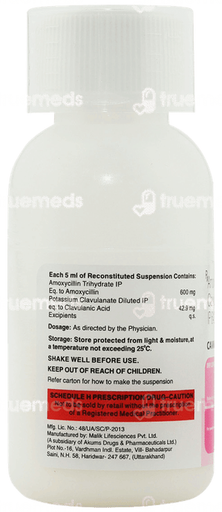 Cavmox Cv Es Dry Syrup 50ml